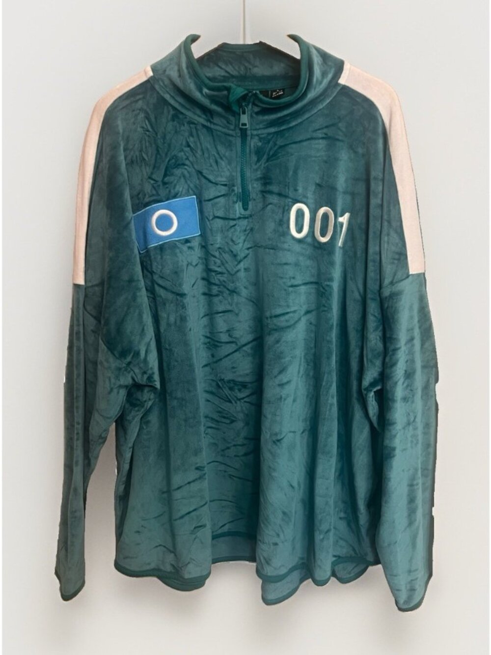 Primark X Squid Game XLarge Womens 1/4 Zip Pullover Top Netflix Viral 001